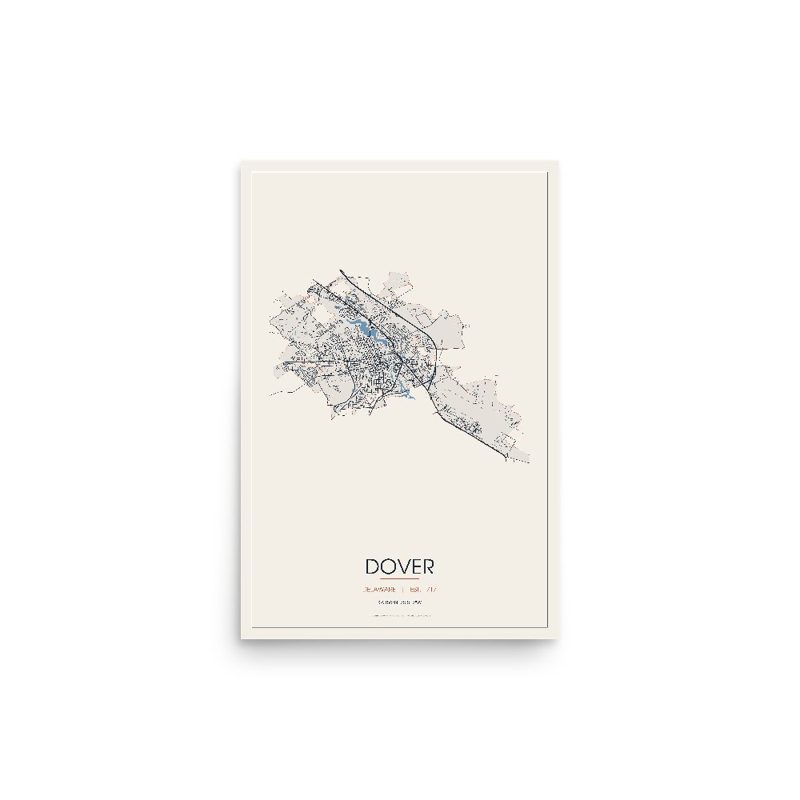 Dover Street Map Poster · Linen