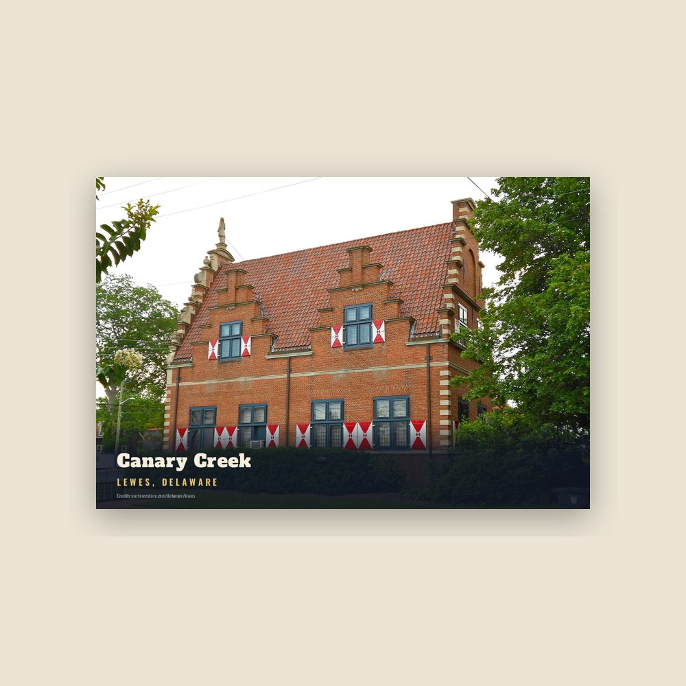 Lewes Canary Creek Postcard