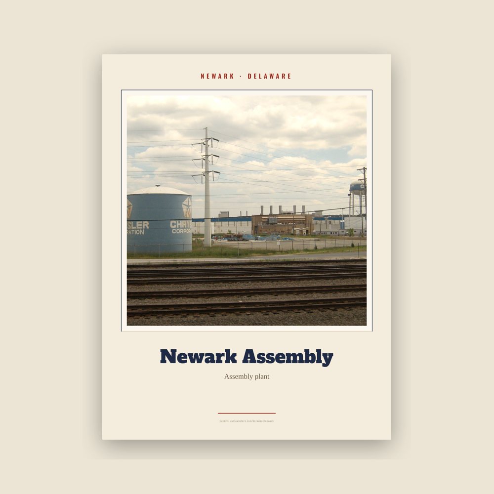 Newark Newark Assembly Landmark Print