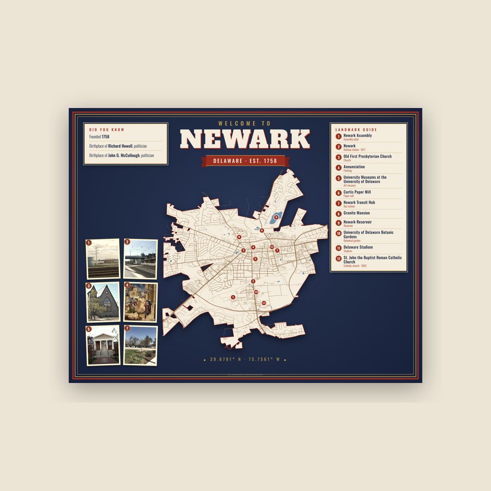 Newark Map Placemat