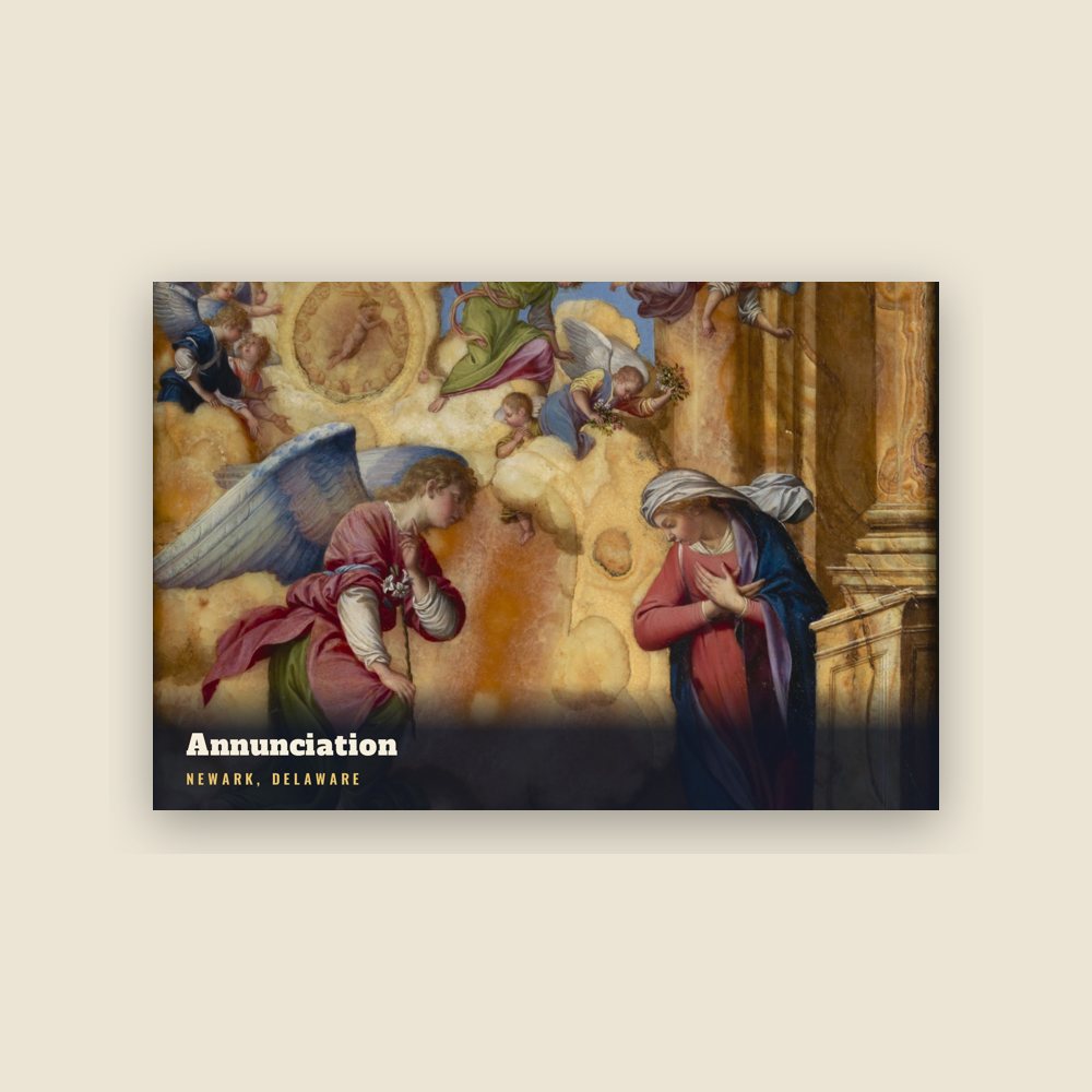 Newark Annunciation Postcard