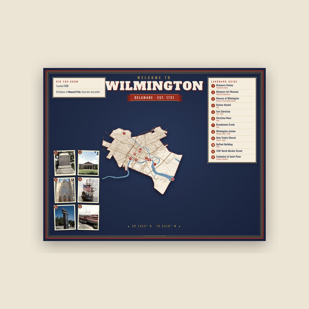 Wilmington Map Placemat