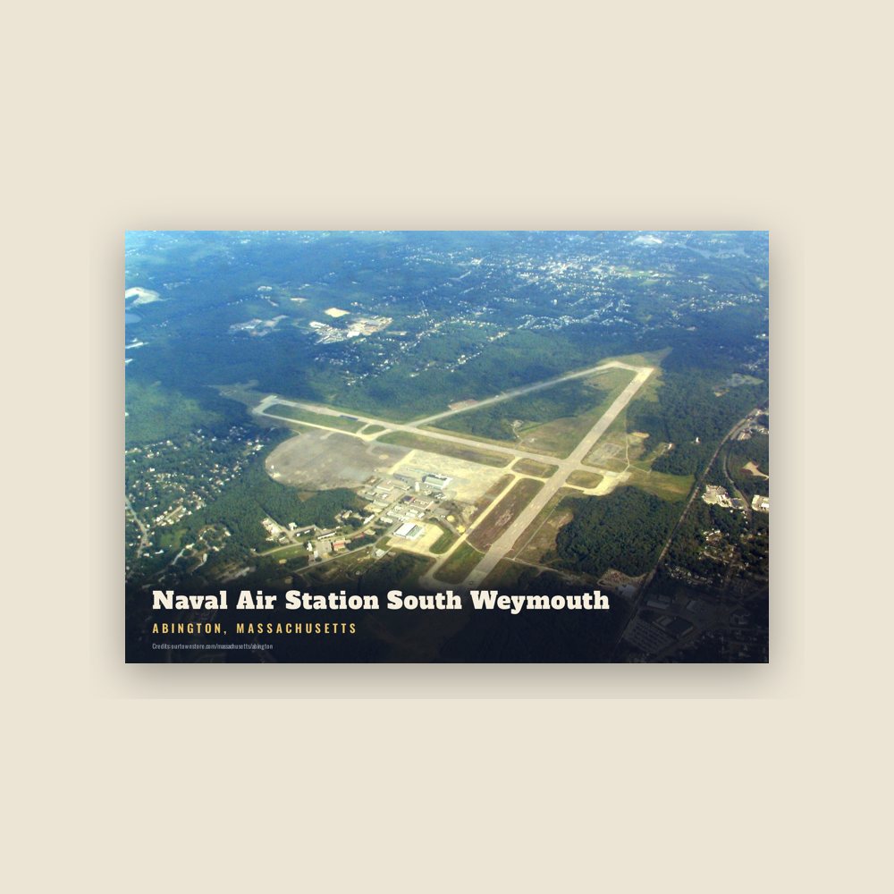 Abington Naval Air Station South Weymouth Postcard
