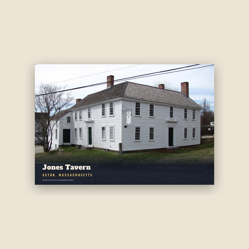 Acton Jones Tavern Postcard