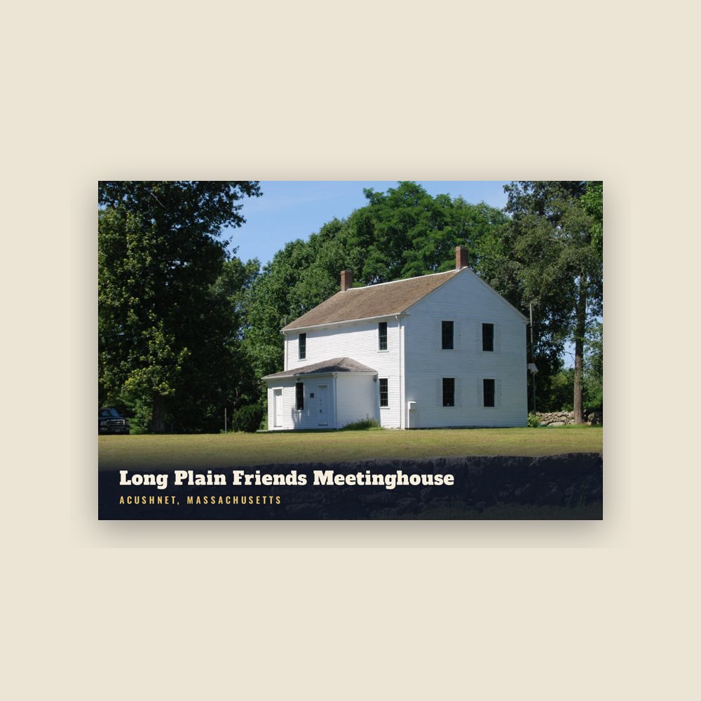 Acushnet Long Plain Friends Meetinghouse Postcard