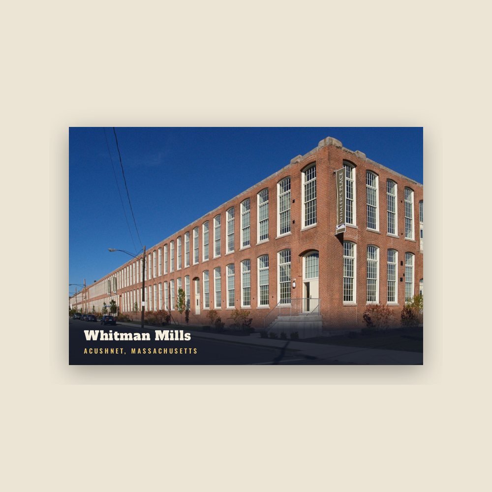Acushnet Whitman Mills Postcard