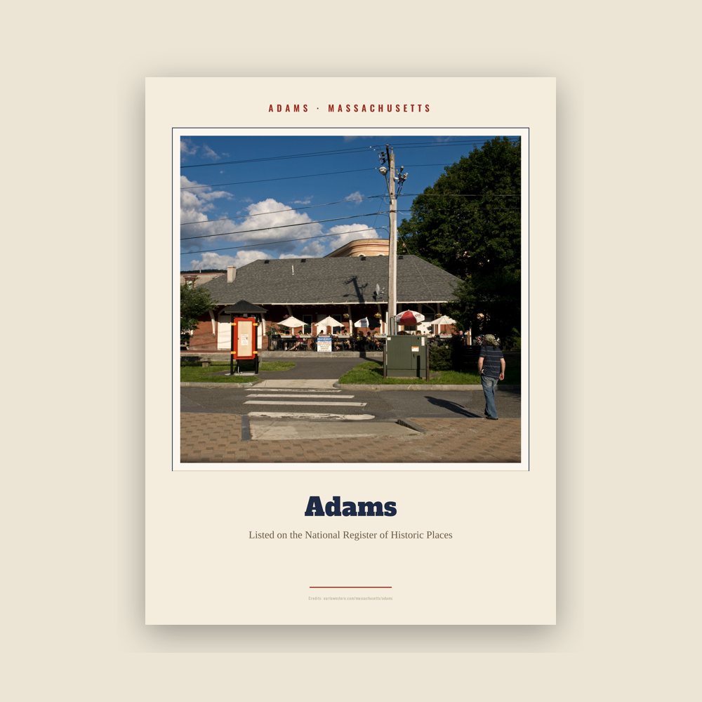 Adams Adams Landmark Print