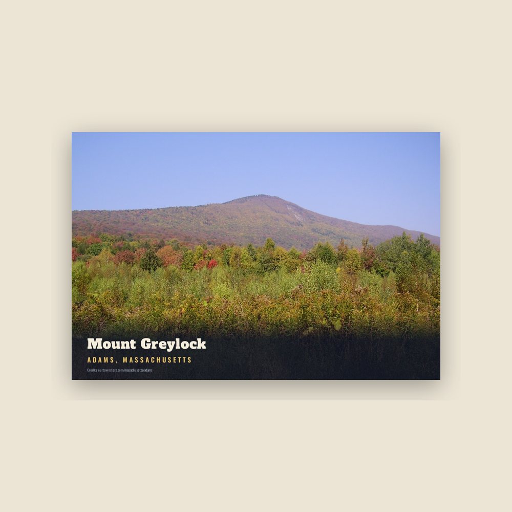 Adams Mount Greylock Postcard