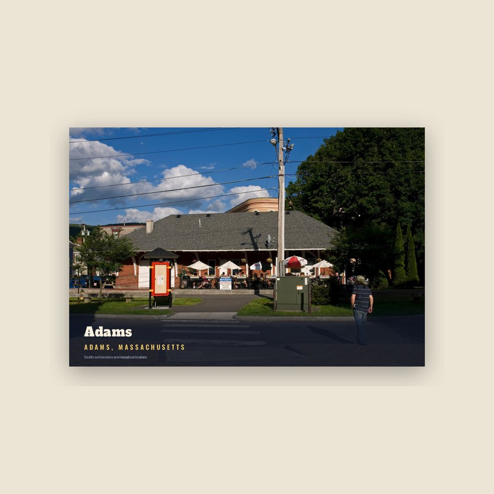 Adams Adams Postcard