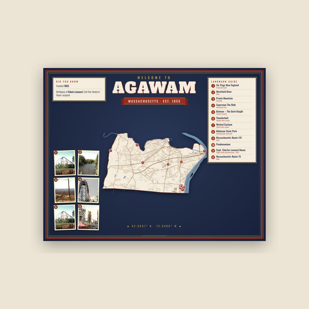 Agawam Map Placemat