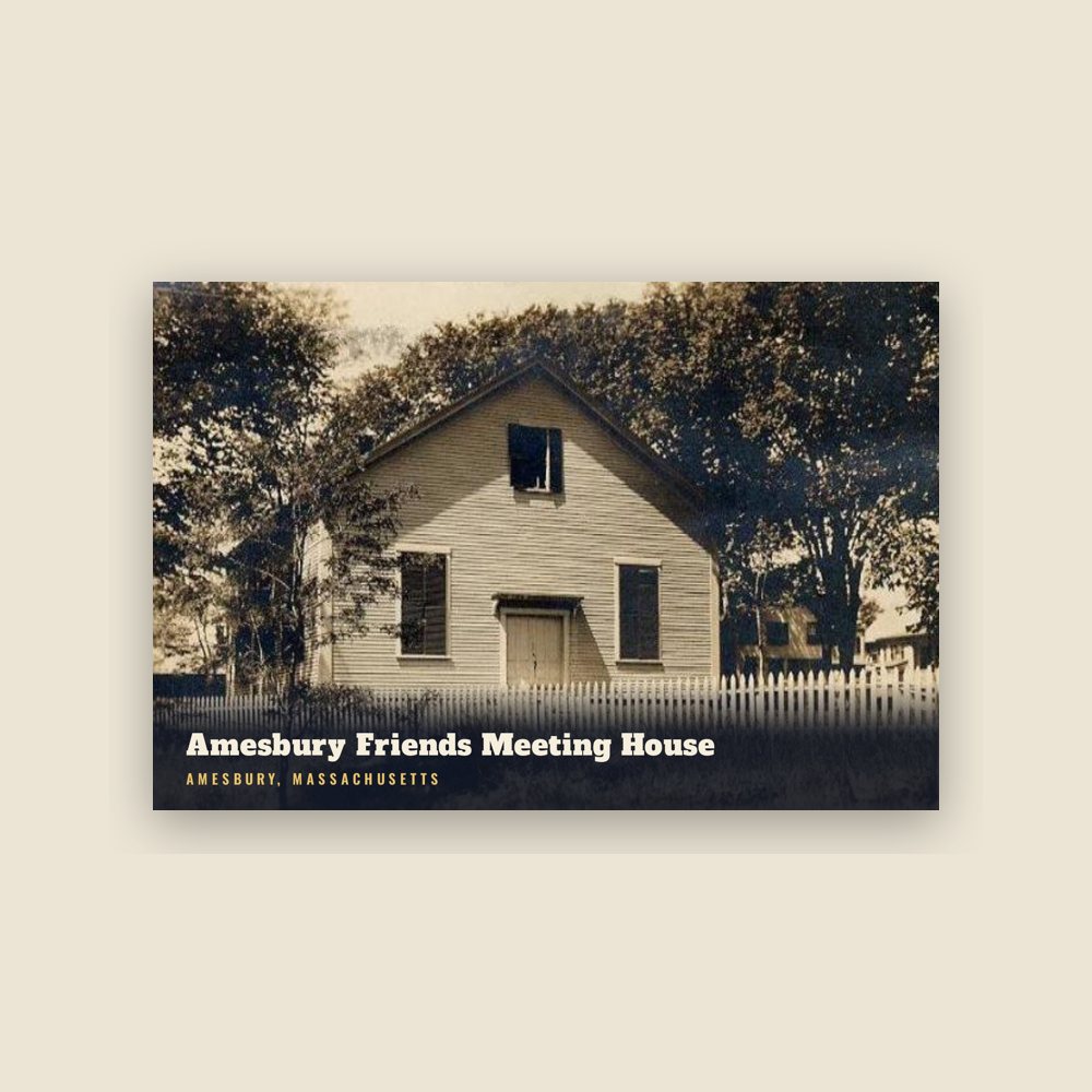 Amesbury Amesbury Friends Meeting House Postcard