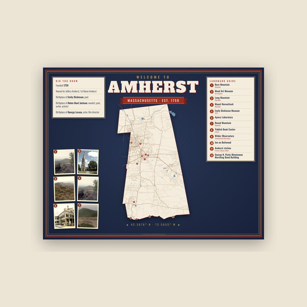 Amherst Map Placemat