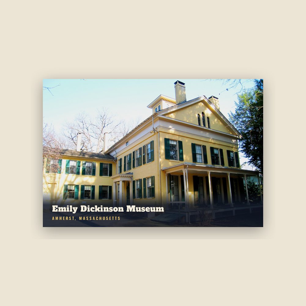 Amherst Emily Dickinson Museum Postcard