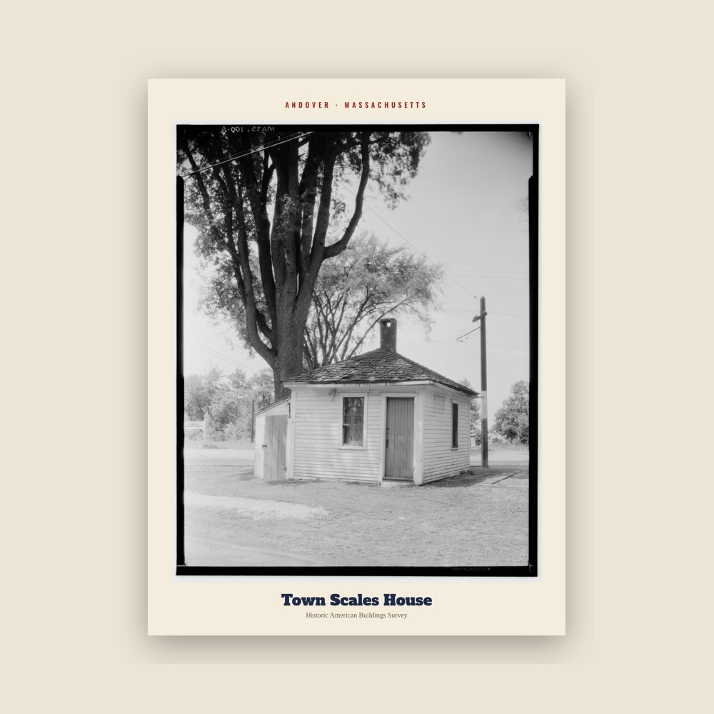 Andover Town Scales House Archive Print