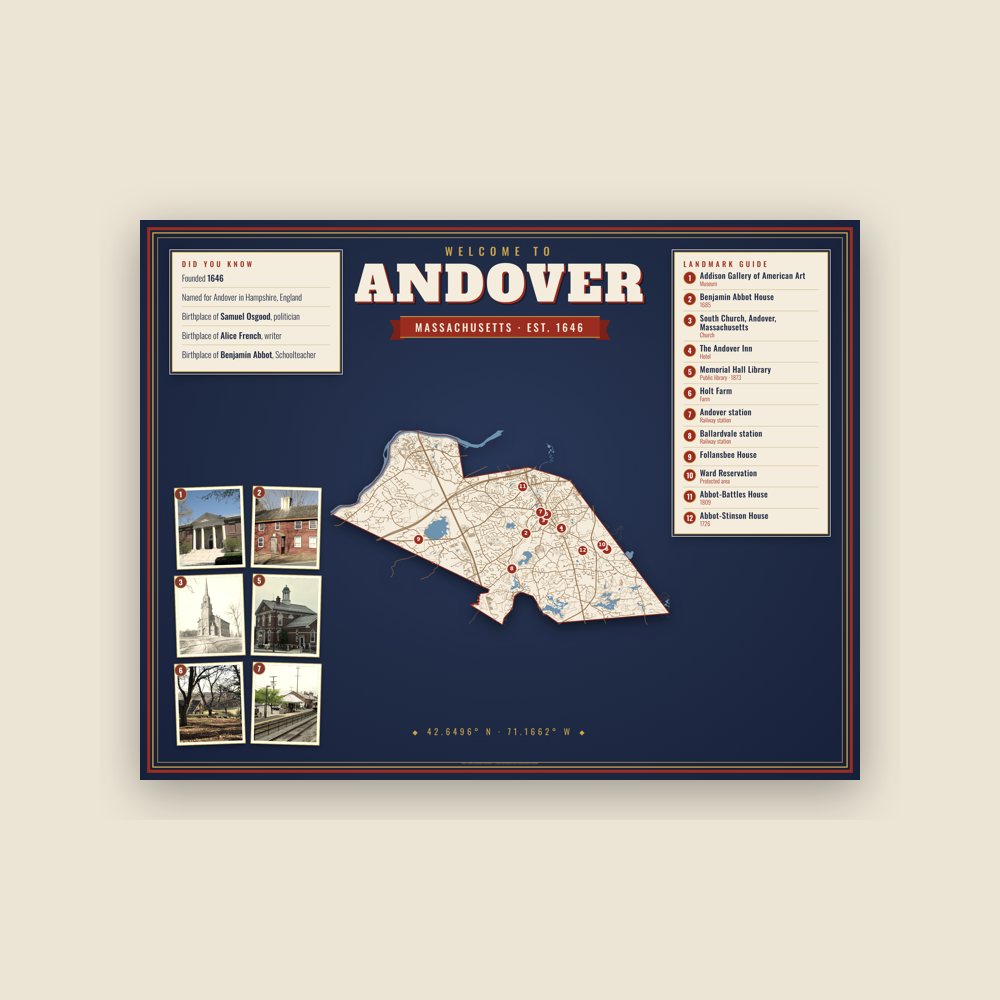 Andover Map Placemat