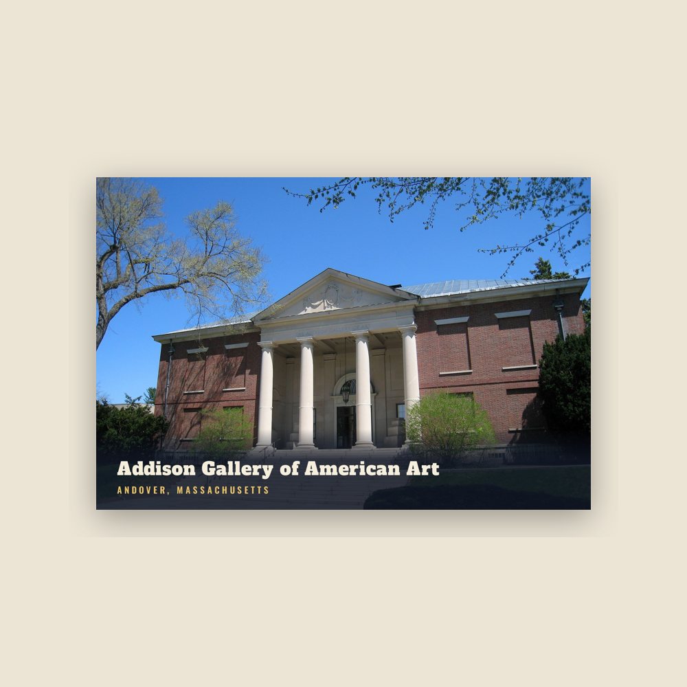 Andover Addison Gallery of American Art Postcard
