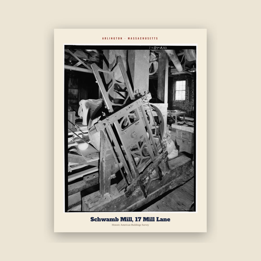 Arlington Schwamb Mill, 17 Mill Lane Archive Print