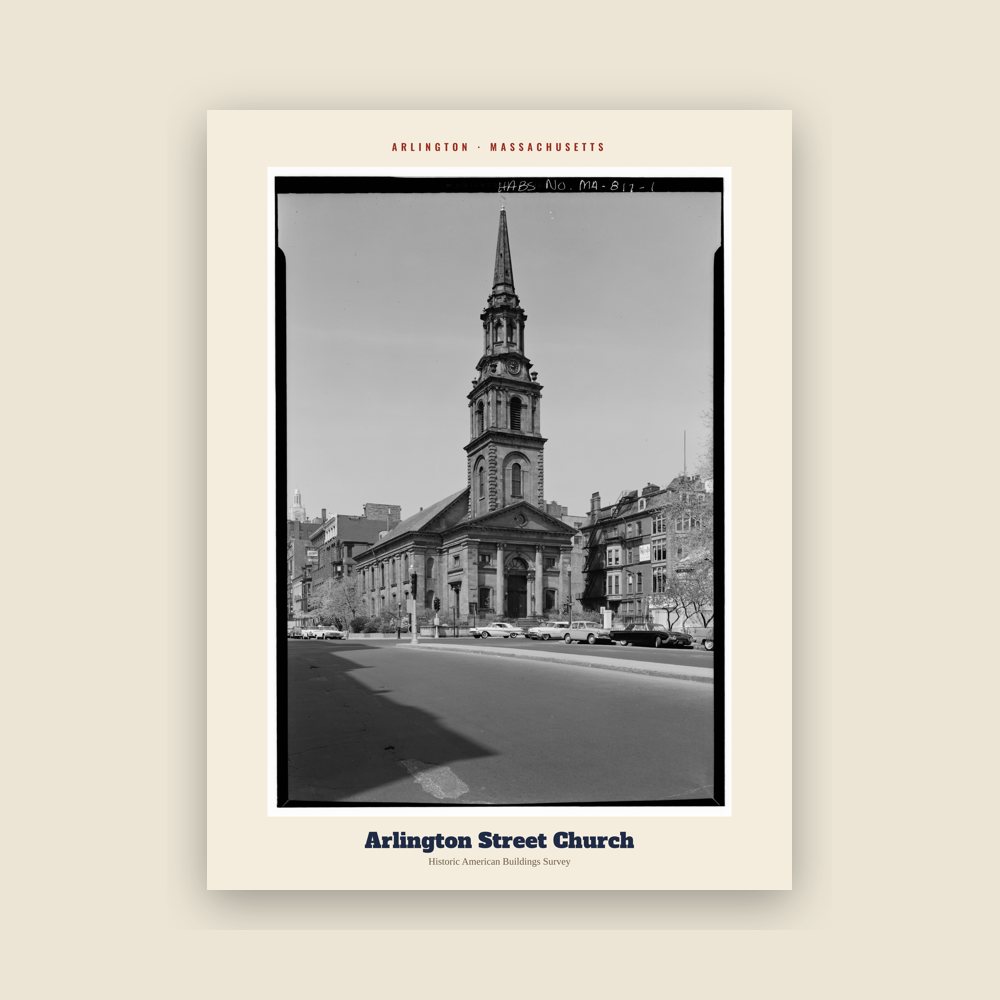 Arlington Arlington Street Church Archive Print
