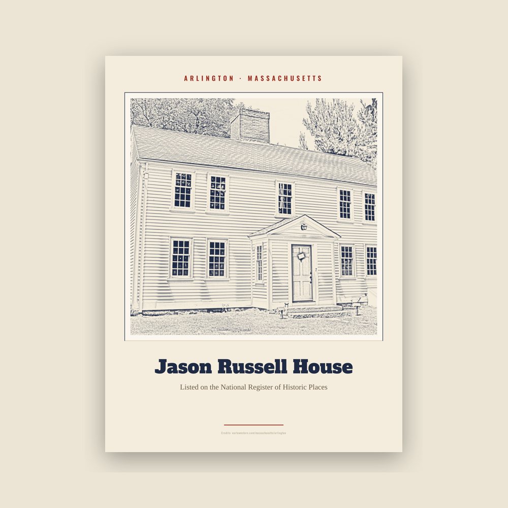 Arlington Jason Russell House Landmark Print