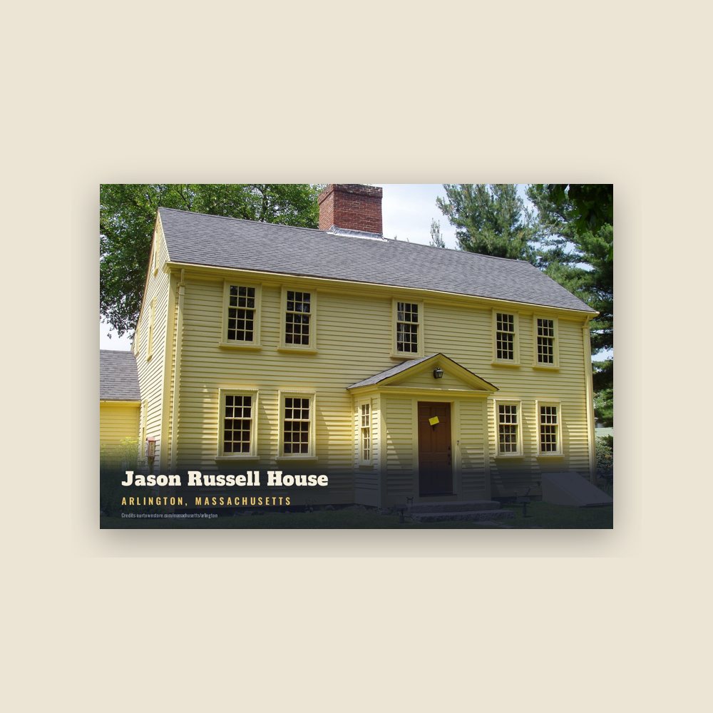 Arlington Jason Russell House Postcard