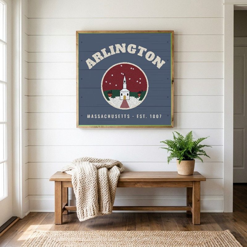 Arlington Hometown Wood Sign