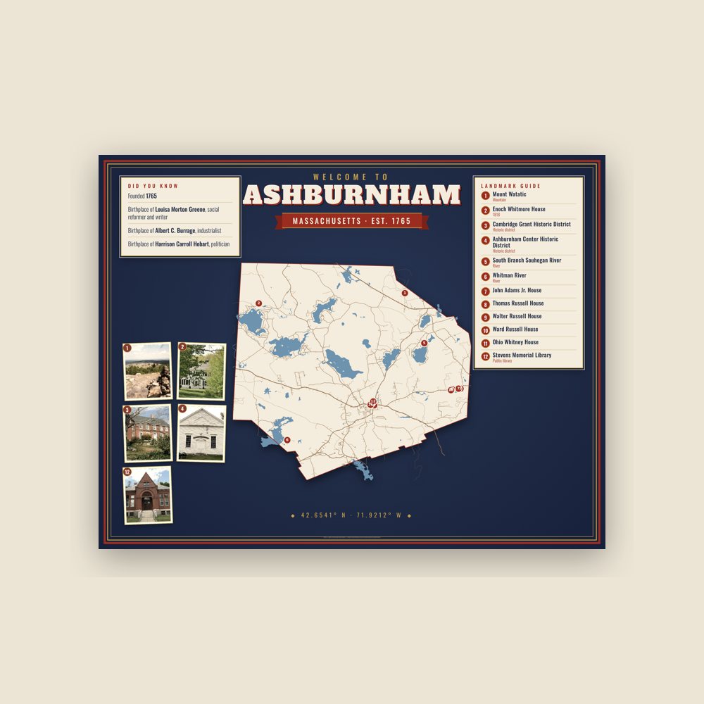 Ashburnham Map Placemat