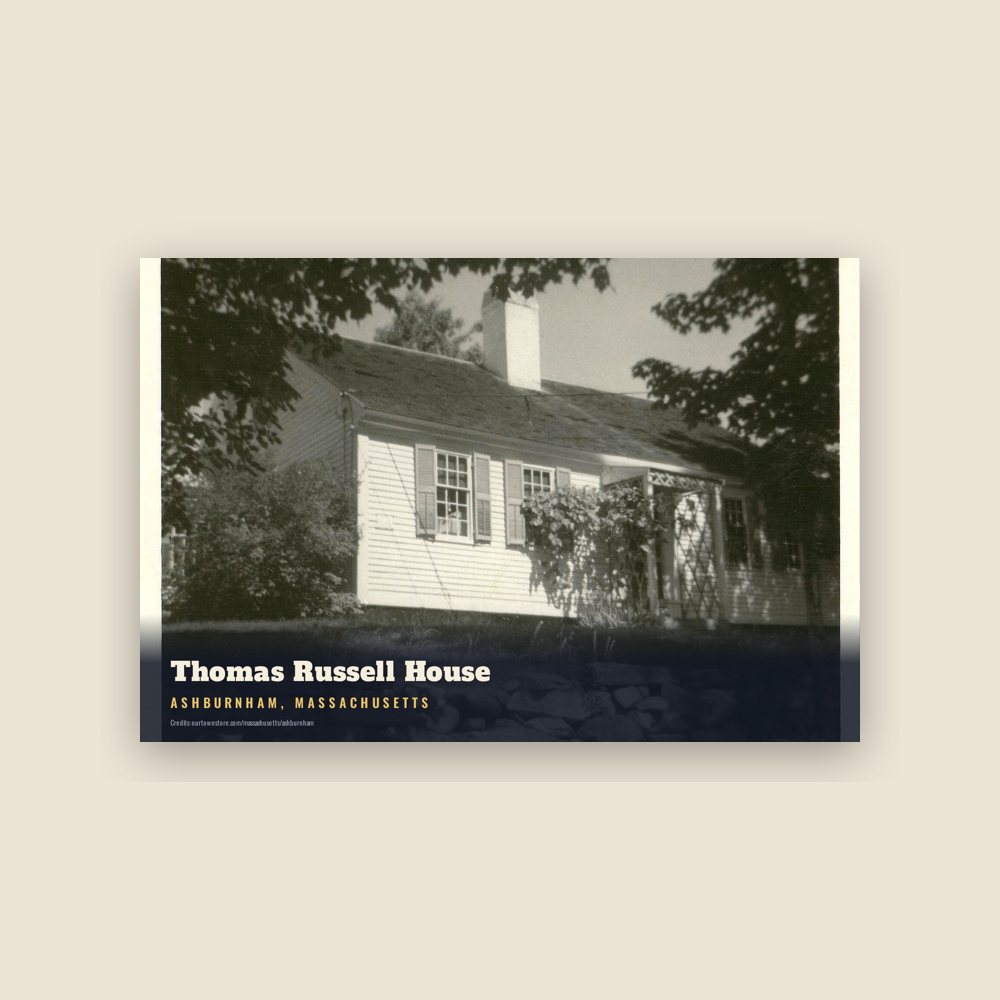 Ashburnham Thomas Russell House Postcard