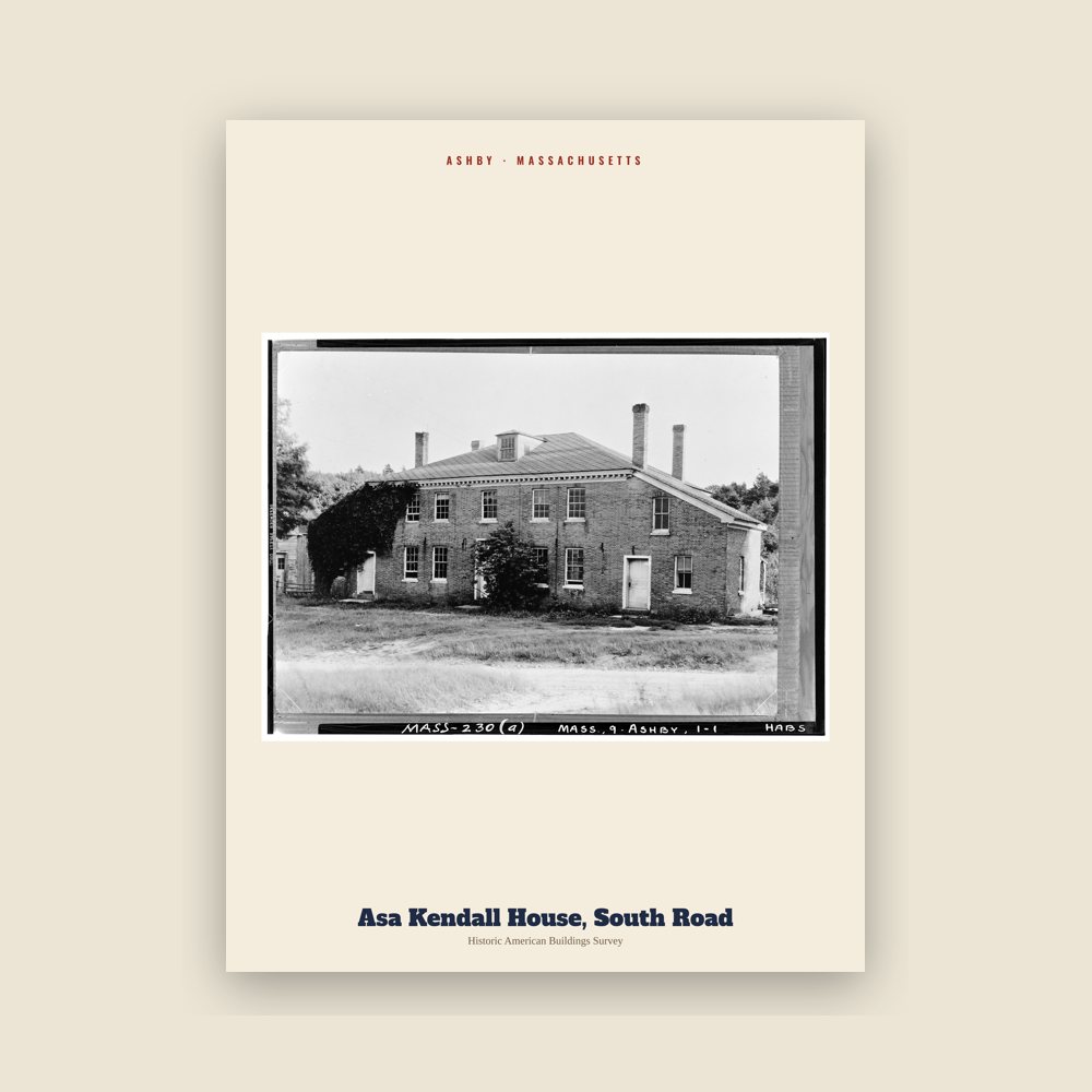 Ashby Asa Kendall House, South Road Archive Print