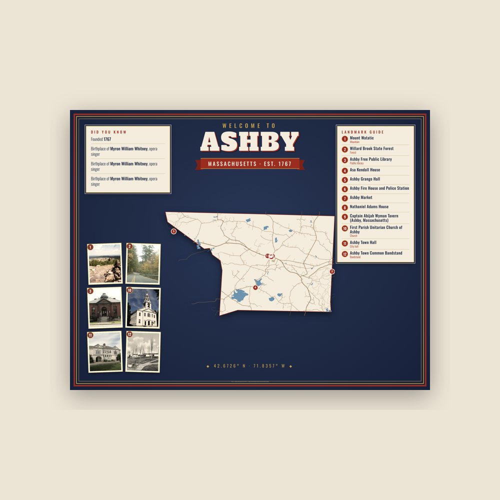 Ashby Map Placemat