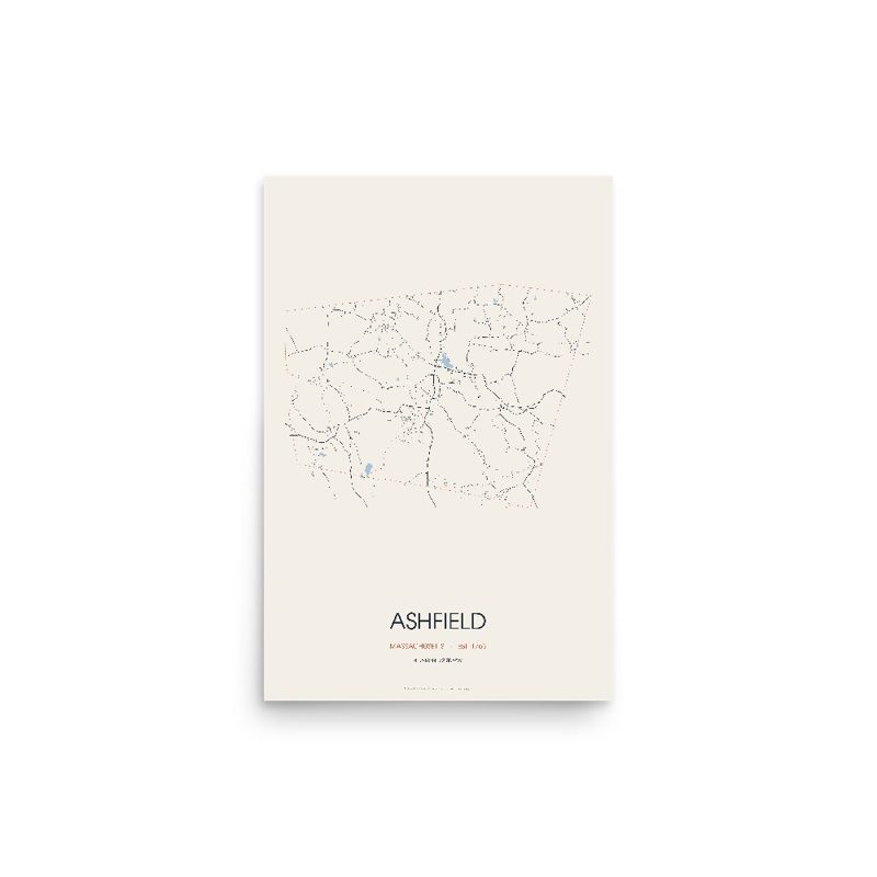 Ashfield Street Map Poster · Linen
