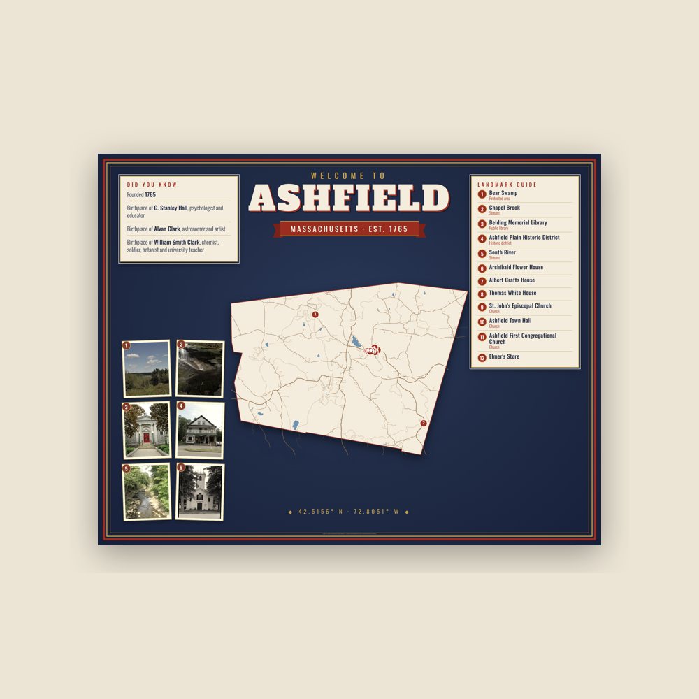 Ashfield Map Placemat