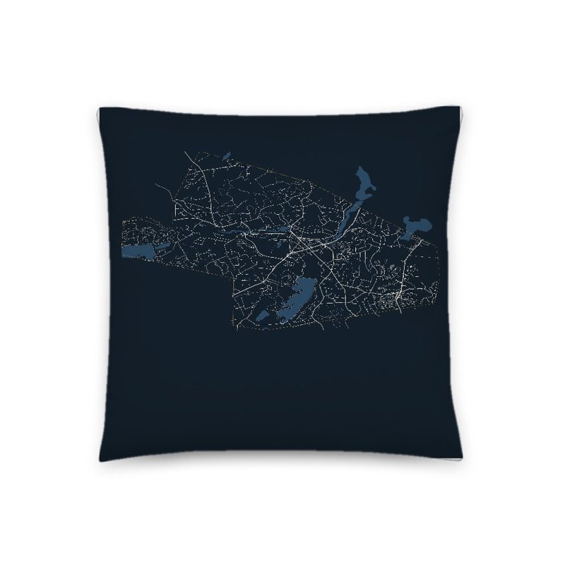 Ashland Map Throw Pillow