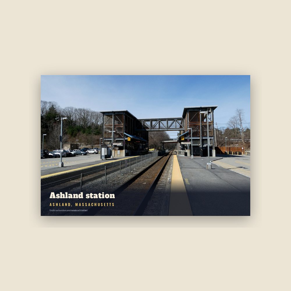 Ashland Ashland station Postcard