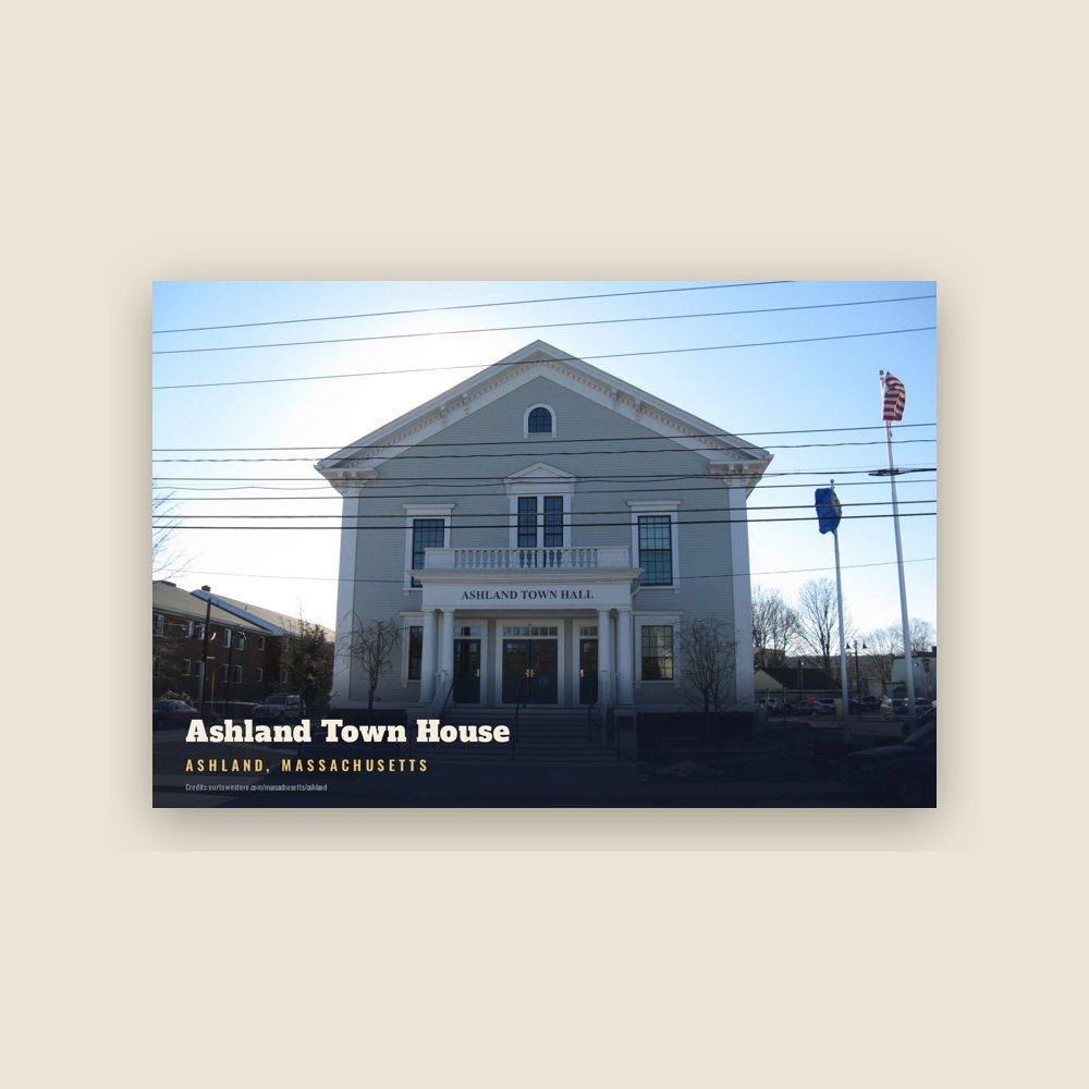 Ashland Ashland Town House Postcard