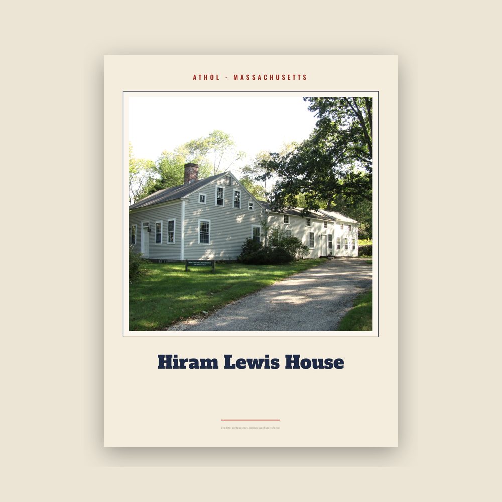 Athol Hiram Lewis House Landmark Print