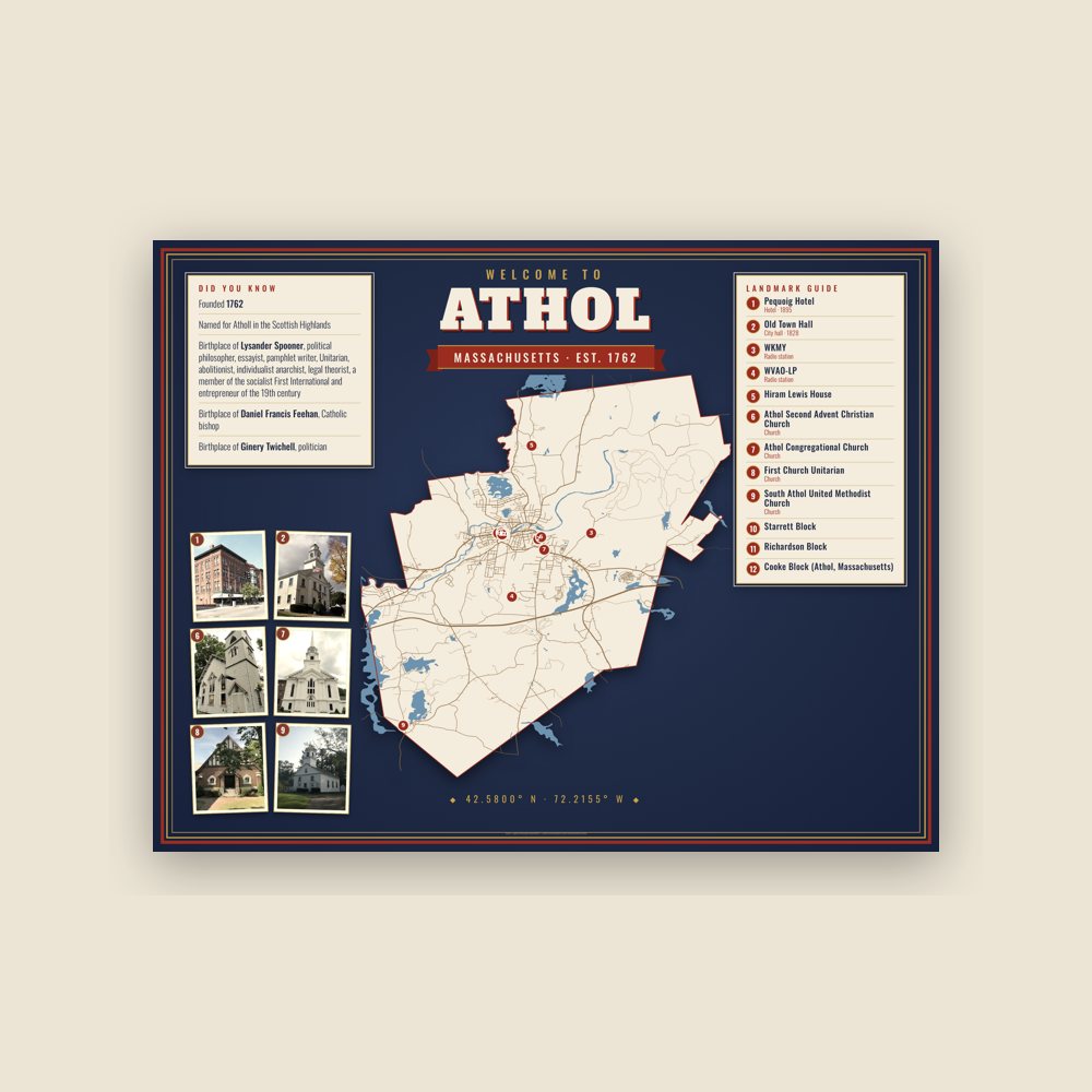 Athol Map Placemat