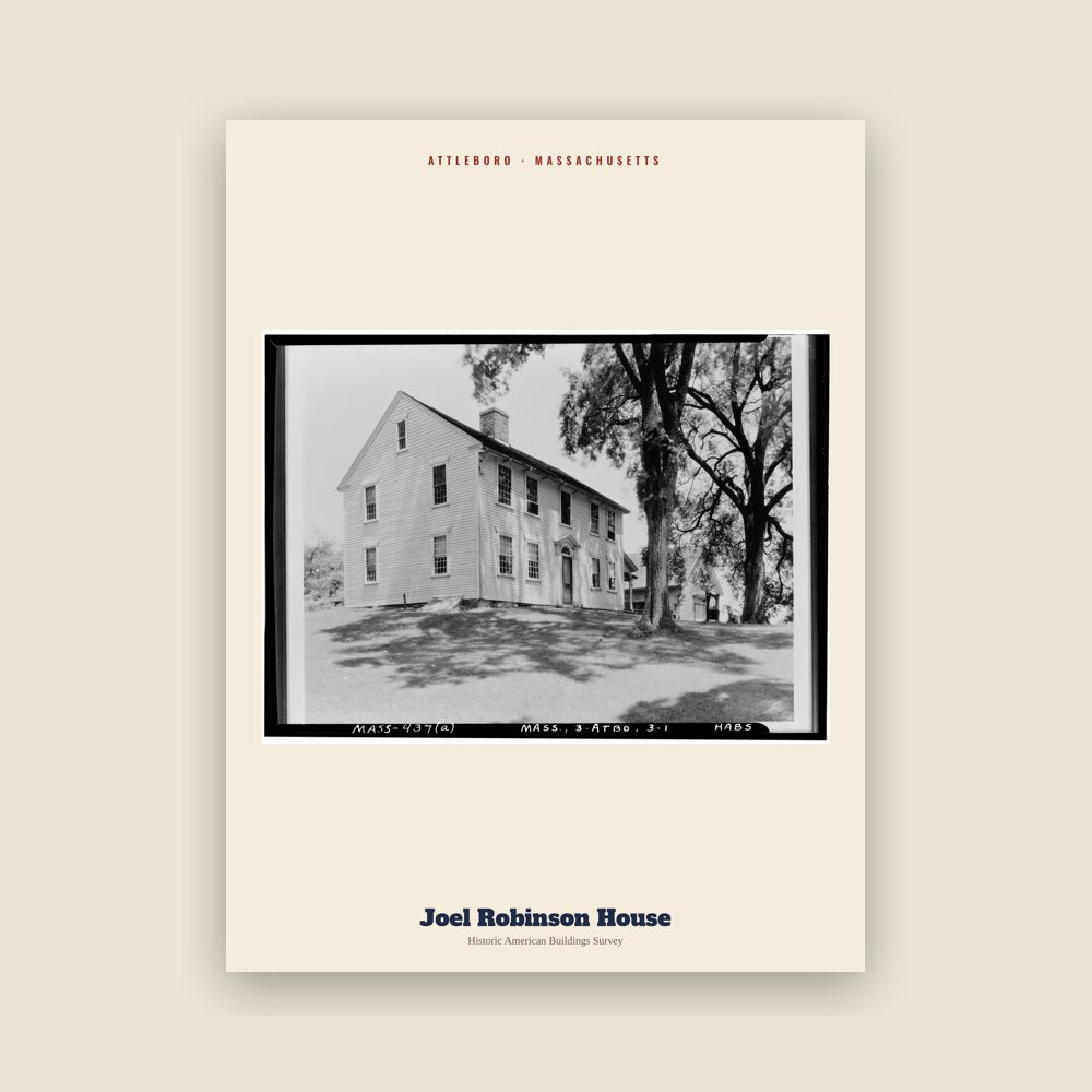 Attleboro Joel Robinson House Archive Print