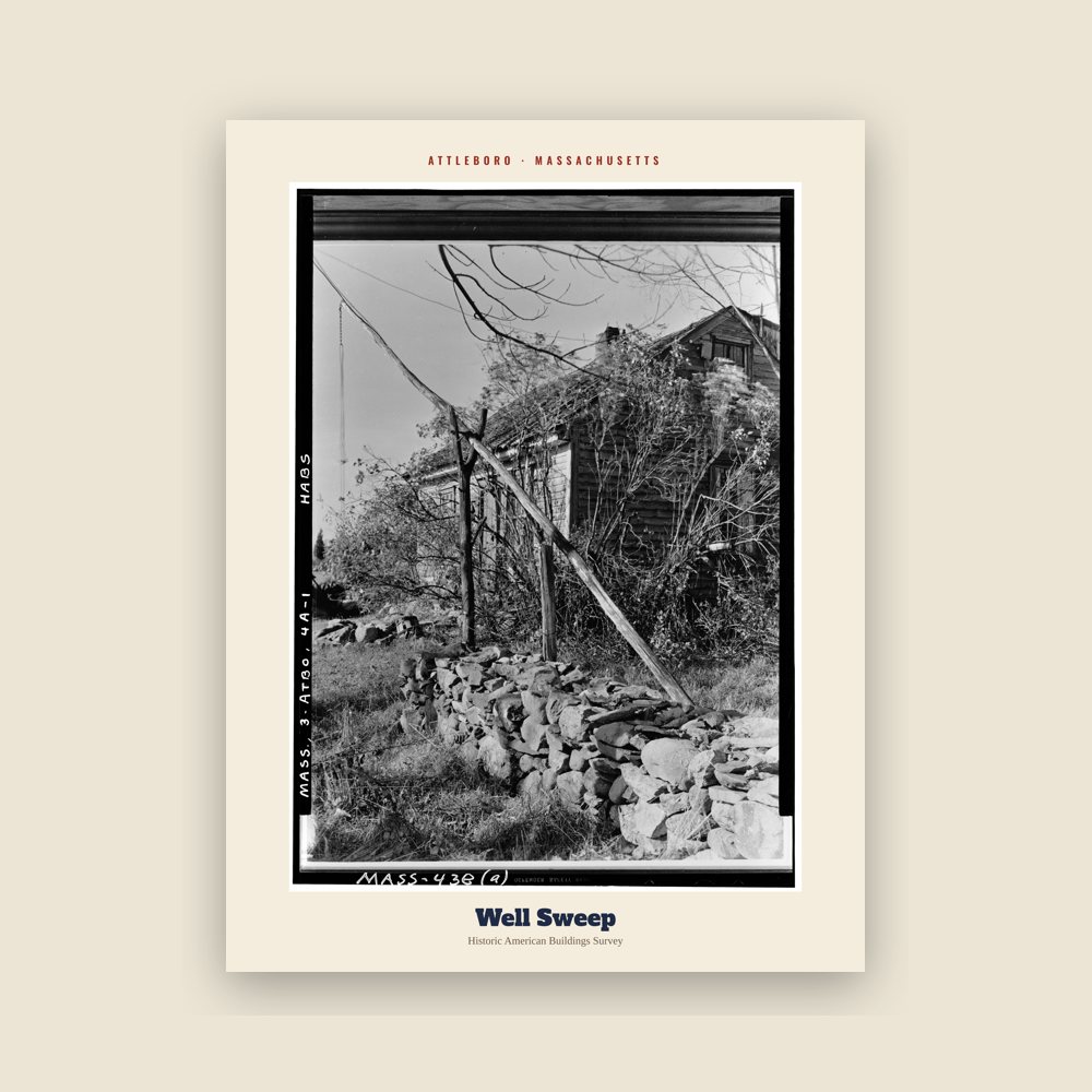 Attleboro Well Sweep Archive Print