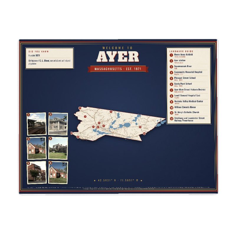 Ayer Map Placemat