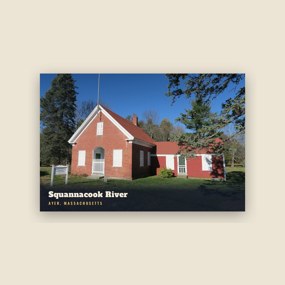 Ayer Squannacook River Postcard