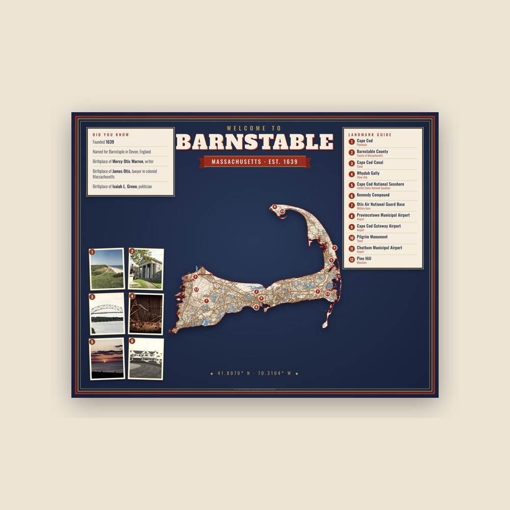 Barnstable Map Placemat
