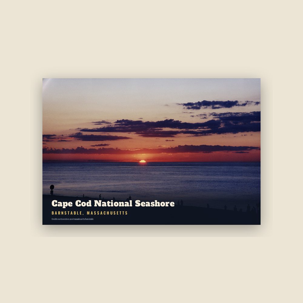 Barnstable Cape Cod National Seashore Postcard