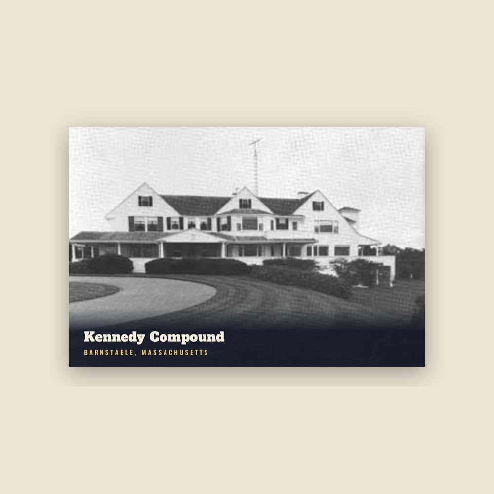Barnstable Kennedy Compound Postcard