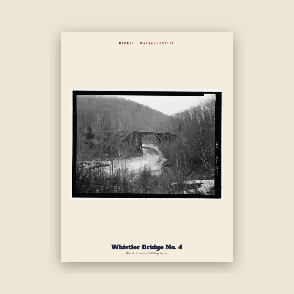 Becket Whistler Bridge No. 4 Archive Print