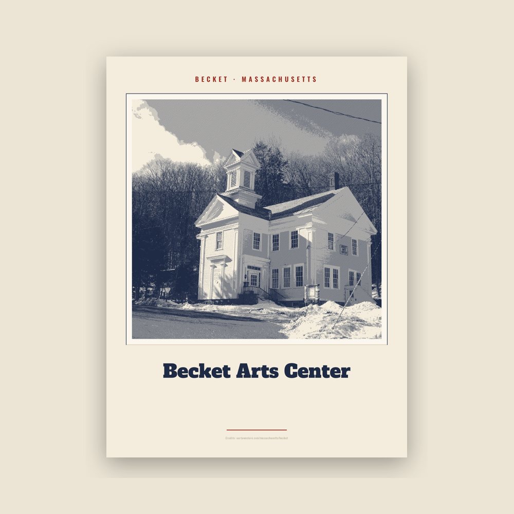 Becket Becket Arts Center Landmark Print