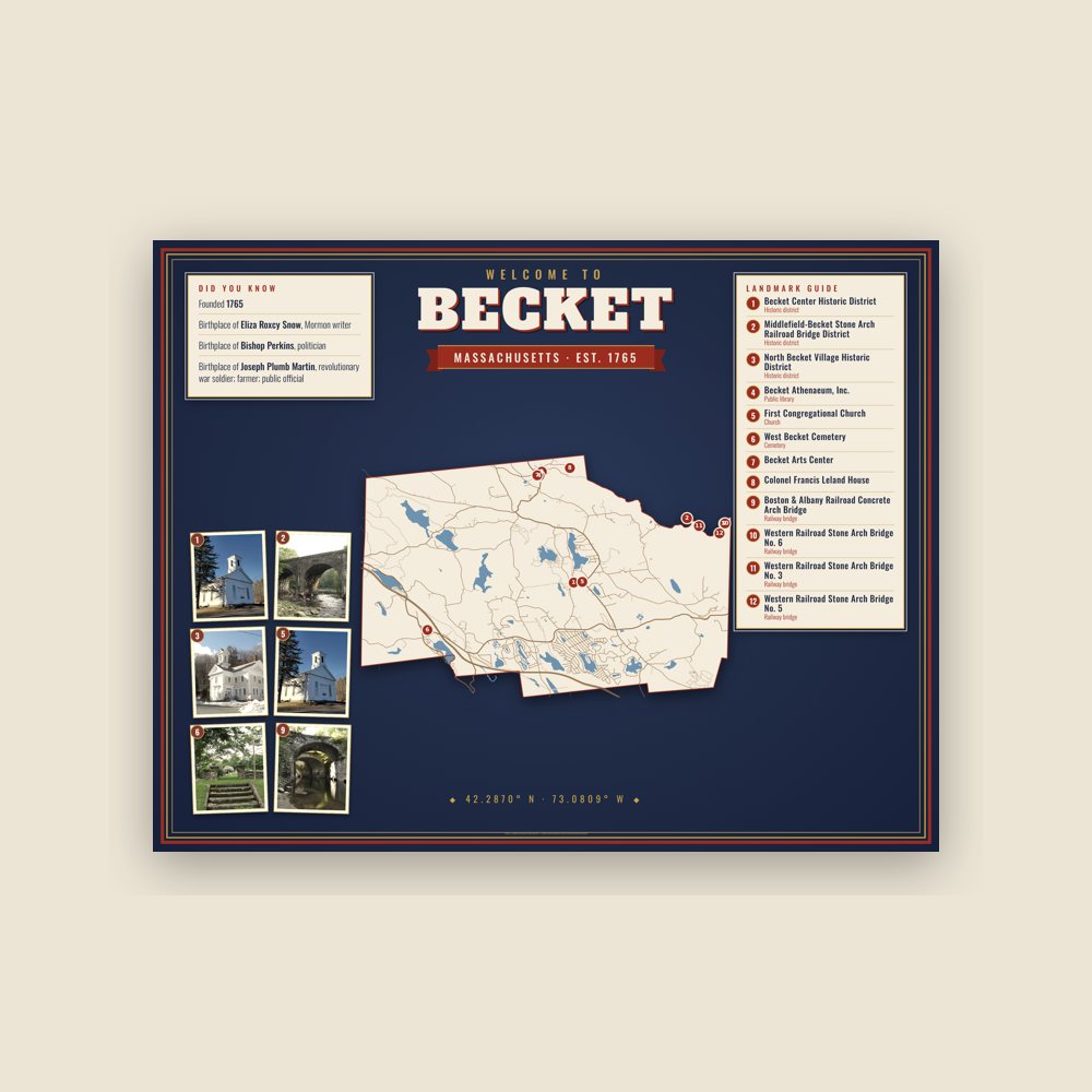 Becket Map Placemat