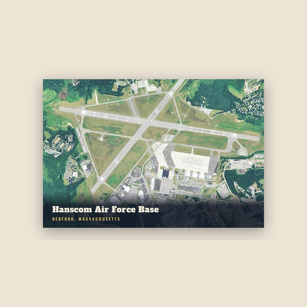 Bedford Hanscom Air Force Base Postcard