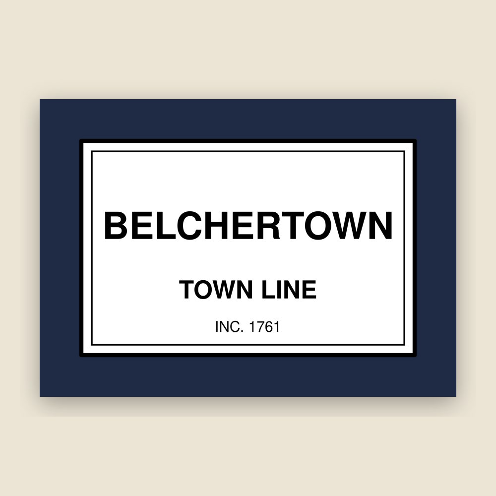 Belchertown Town Line Mug
