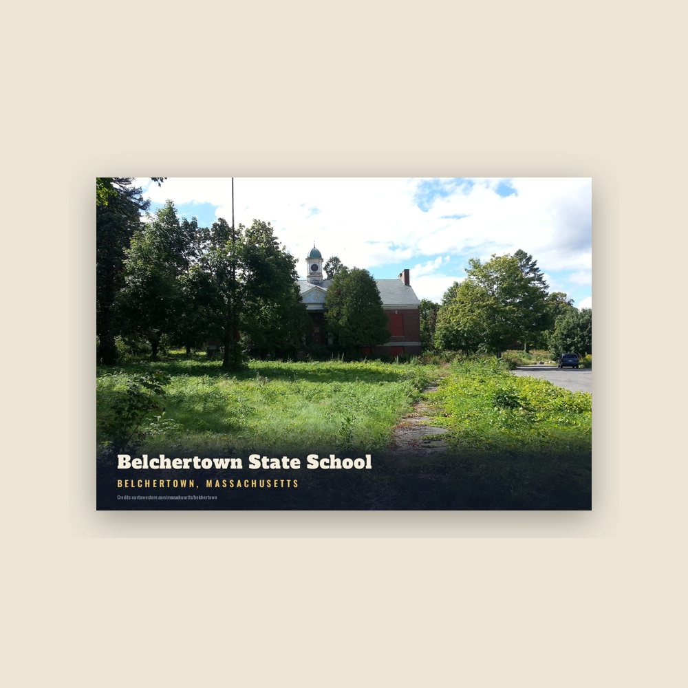 Belchertown Belchertown State School Postcard