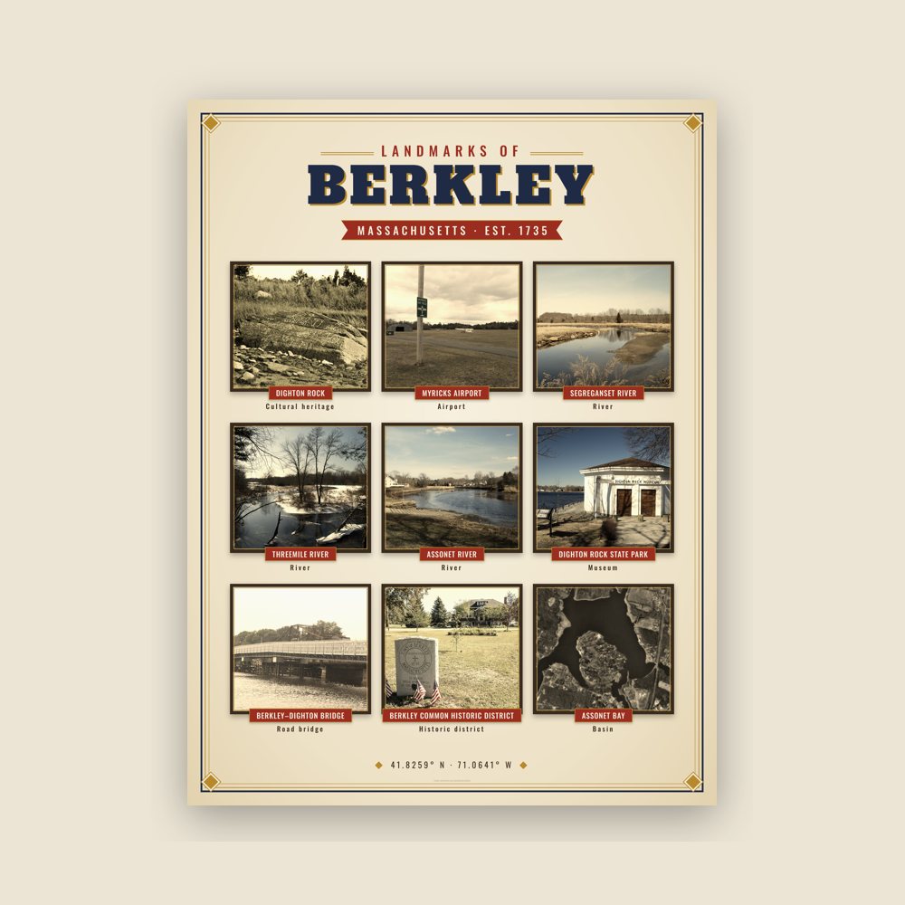 Berkley Landmarks Photo Poster
